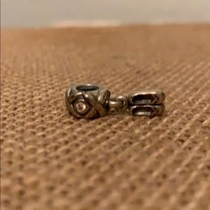 30% OFF PANDORA EUC silver Ballet shoes